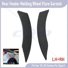Pair Right Left Fender Molding Wheel Flare Garnis Fit For 13-18 Santa Fe Sport