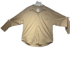Abercrombie Fitch Men's Button Down Long Sleeve Cotton Shirt Size L