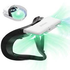 Hibloks Cooling Fan Face Cover for Meta/Oculus Quest 2 Accessories, Upgraded Sof
