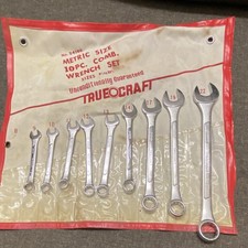Truecraft B410r 10pc Metric Combination Wrench Set 8-22mm Forged Steel