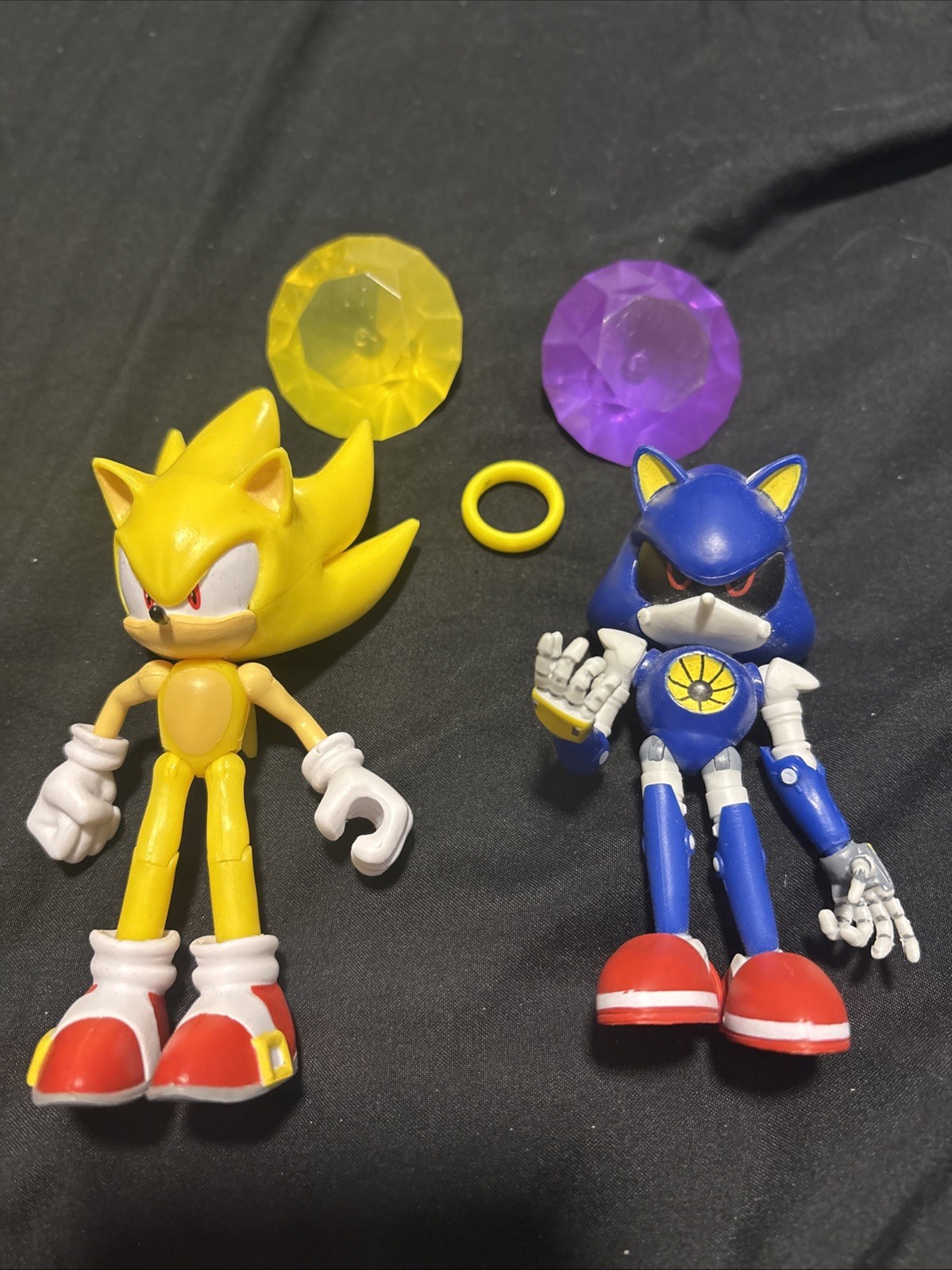 JAKKS Pacific Super Sonic And Metal 4 Inch Action Figure