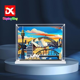 Display King -Display case with screw for Lego Sydney 21032 (NEW)