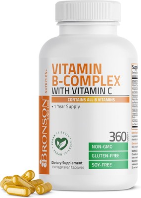 Bronson Vitamin B Complex with C - Immune 360 Count (Pack of 1) 