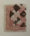 1861 US Stamps Collection Scott # 64b 3c Washington Used SCV$140
