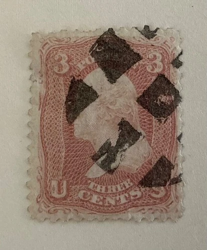 1861 US Stamps Collection Scott # 64b 3c Washington Used SCV$140