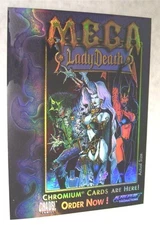  REFRACTOR HOLOCHROME 1997 LADY DEATH MEGA PROMO -  large jumbo - HTF