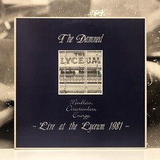 The Damned – Mindless Directionless Énergie Live At Lyceum 1981 LP UK Nose 18