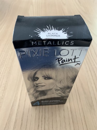 Pixie Lott Paint Metallics Wash Out Hair Colour 100ml Number 4 Black Shimmer Dye - Picture 3 of 6