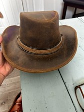 Oztrala Australian Quality  Style Handmade leather cowboy hat for the ages