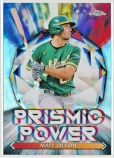 2021 Topps Chrome - Matt Olson - Oakland Athletics - Prismic Power - #PP-11
