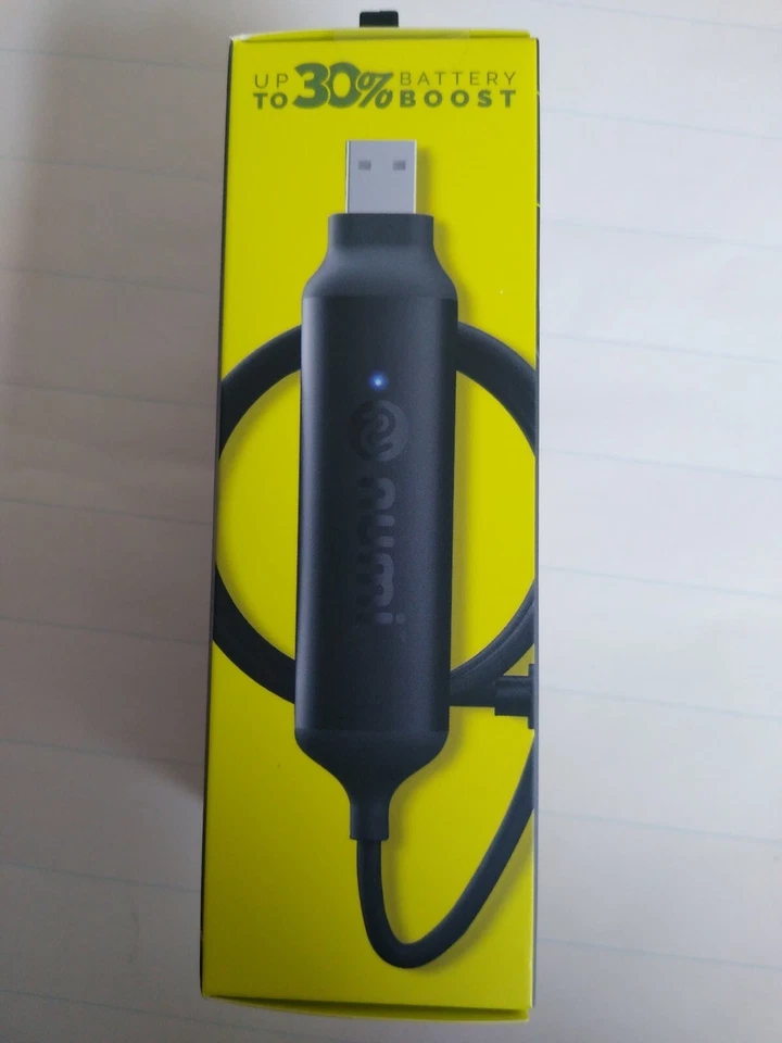 Suporte de mão Boostcable Lightning para iphone 1000 mah banco de potência embutido NOVO - Imagem 3 de 4