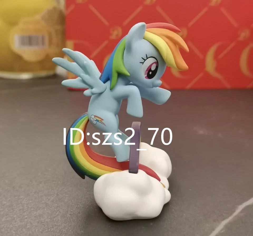 Colorful Rainbow Dash 正品流行马丁 My Little Pony 自然迷你人偶玩具 — 第 2/3 张图片