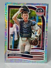 2024 Panini USA Stars & Stripes JOSIAH MORRIS #40 Mojo Parallel 15/49