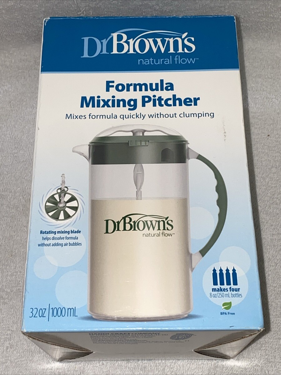 Brown's Baby Formula Mixing Pitcher, Locking Lid No Drip