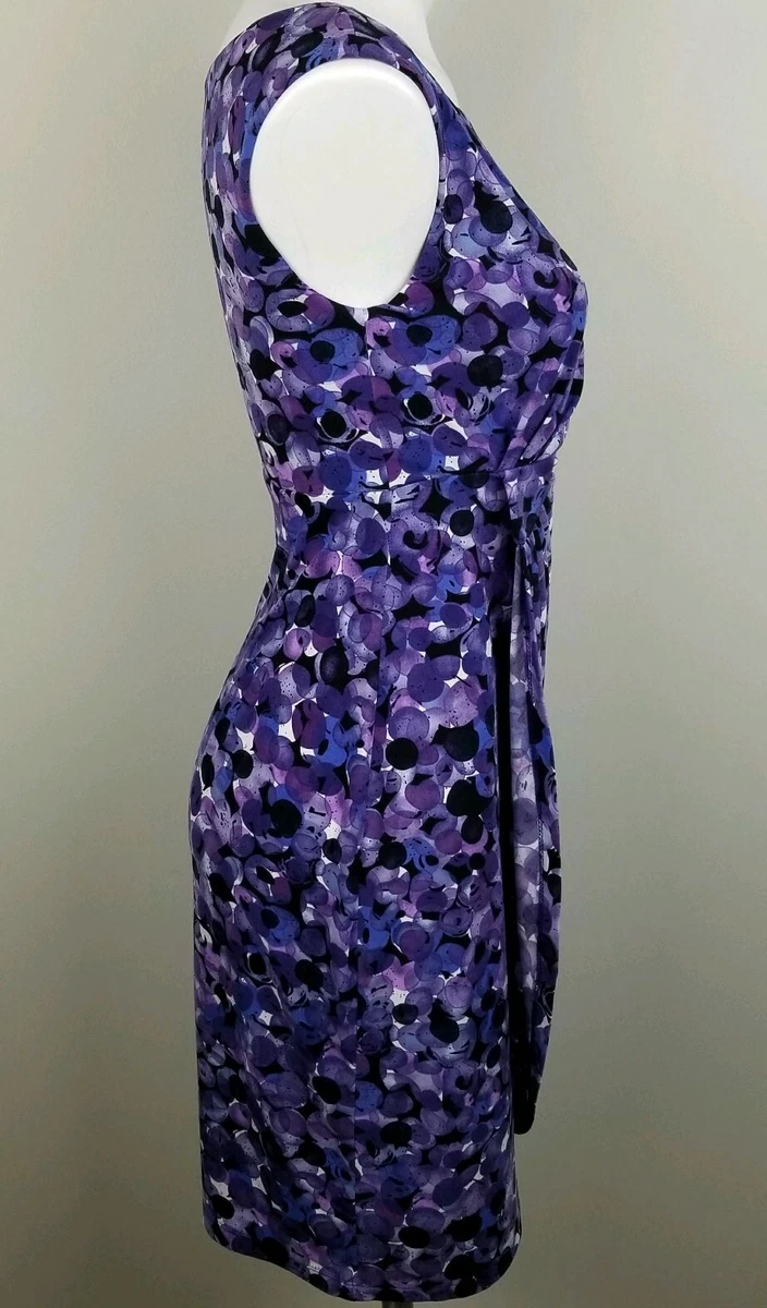 Dress barn top purple dress