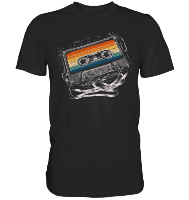 Retro Kassetten T-Shirt, 80er Jahre Vintage Shirt