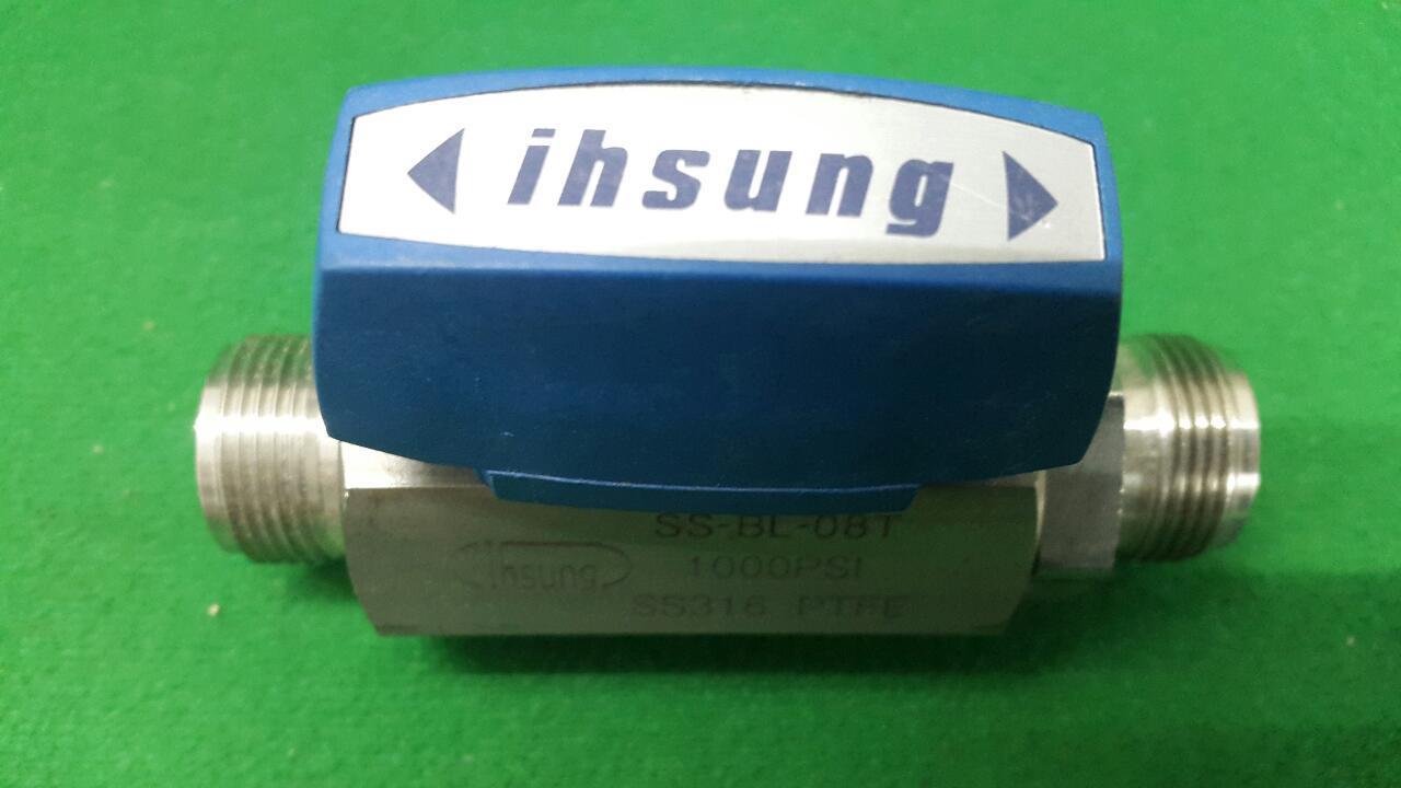 Ihsung SS-BL-08T Stainless Steel Ball Valve 1000 PSI,USED