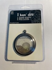 I Kan' Dee Keepsake Pocket 2" Lock of Hair Beach Sand Small Shells Beads Photo