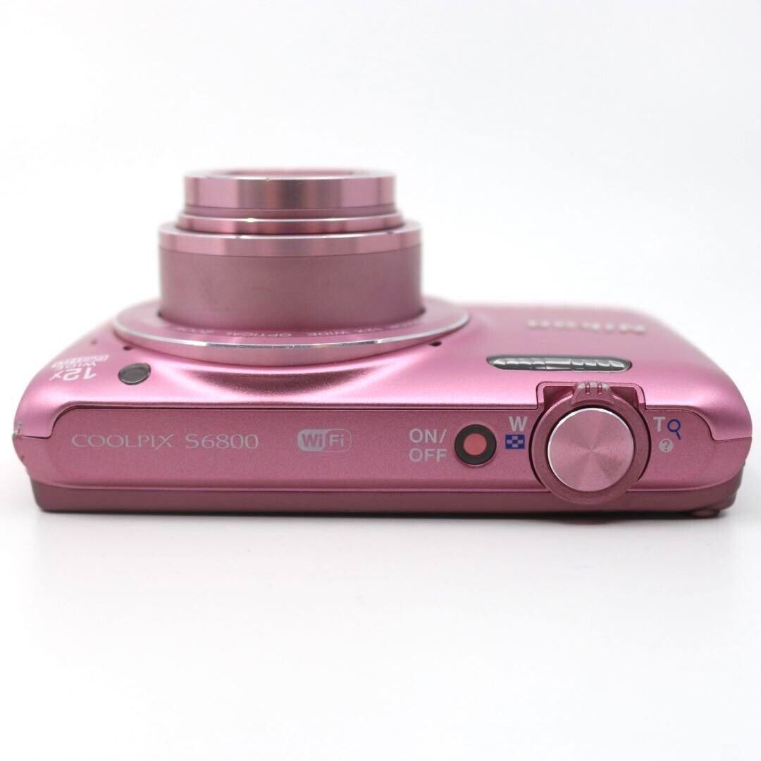 Nikon COOLPIX S6800 Pink 16.0MP Digital Camera English Nikon COOLPIX S6800 Pink 16.0MP Digital Camera English