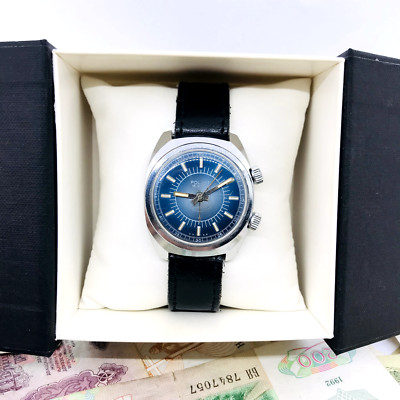   Rare Vintage Poljot Alarm   wristwatch USSR wrist watch 18 jewels 1980s 2612