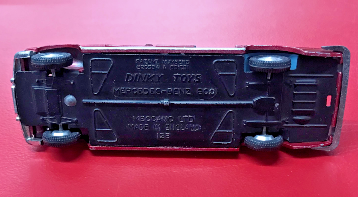 Vintage Die-Cast Dinky Toys Mercedes-Benz 600 Red Limousine | eBay