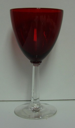 Gorham Crystal RUBIAT Wine Stem BEST More Items Availble RUBY BOWL - Picture 2 of 3