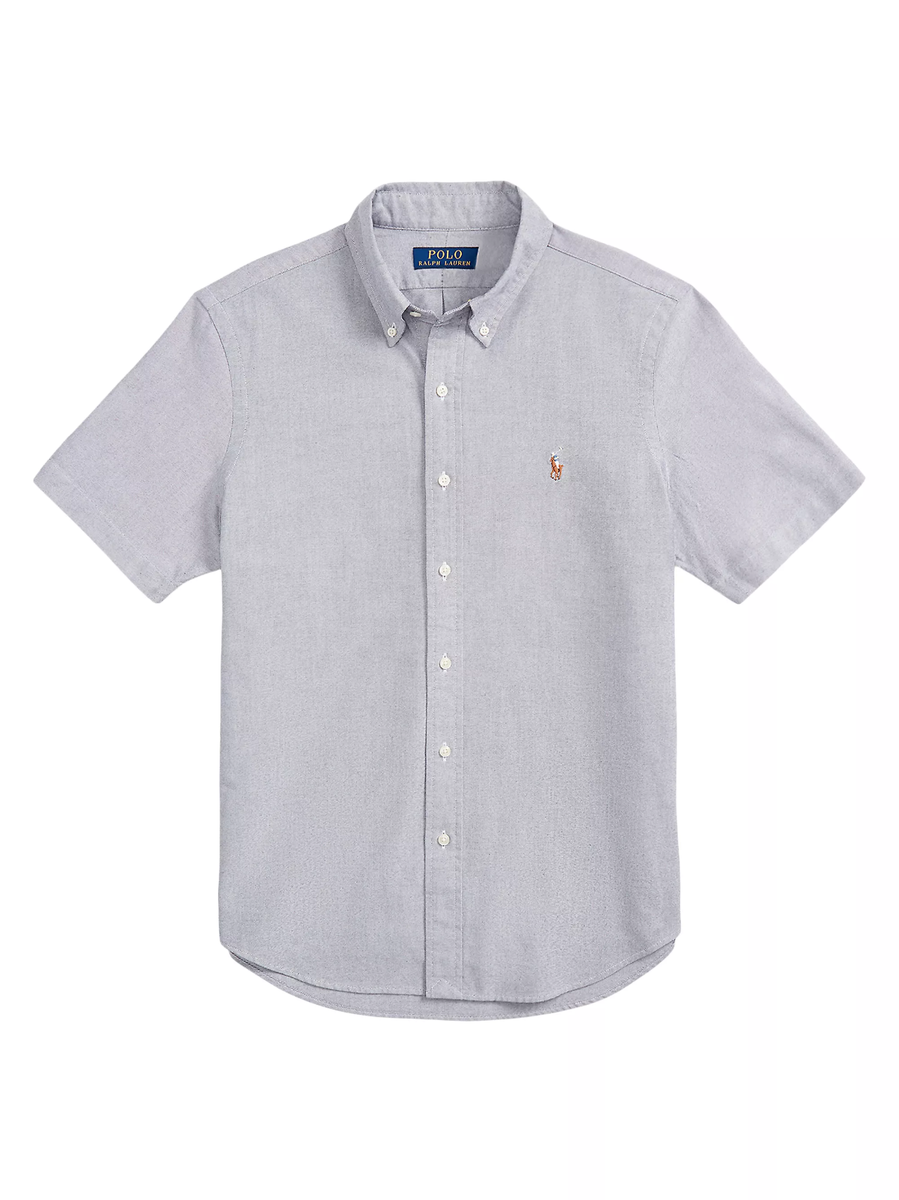 Polo Ralph Lauren カジュアルシャツ グレー 0401125E0094 125 POLO RALPH LAUREN Men's Classic Fit Cotton Oxford Shirt