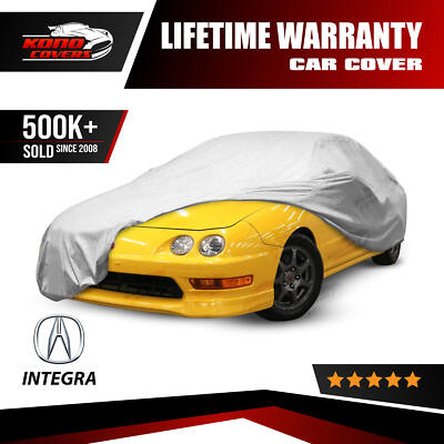 Fits 1986-2001 Acura Integra 4 Layer Car Cover Fitted Water Proof Snow Rain Dust