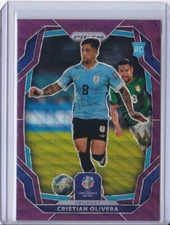 Cristian Olivera [Purple Wave] #100 2024 Panini Prizm Copa America