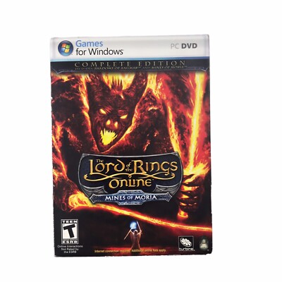 Lord Of The Rings Computer Games Online Mines Of Moria Fow Windows PC DVd Sealed