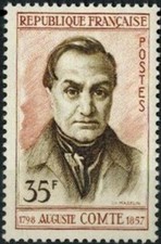 1957 - Timbre france neuf **Auguste  Comte (35F)-/ Philosophe - Stamp - Yt.1121