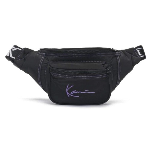 Karl kani signature tape waist bag - black - marsupio nero | eBay