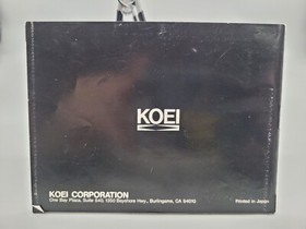 ROMANCE OF THE THREE KINGDOMS NINTENDO NES COMPLETE VIDEO GAME MANUAL POSTER CIB