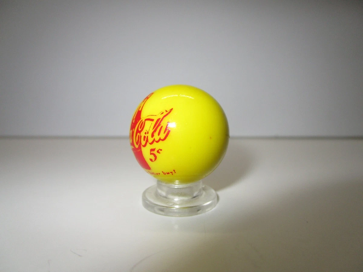 VINTAGE 5 CENT COCA COLA YELLOW & RED 0.96 VINTAGE 5 CENT COCA COLA YELLOW & RED 0.96