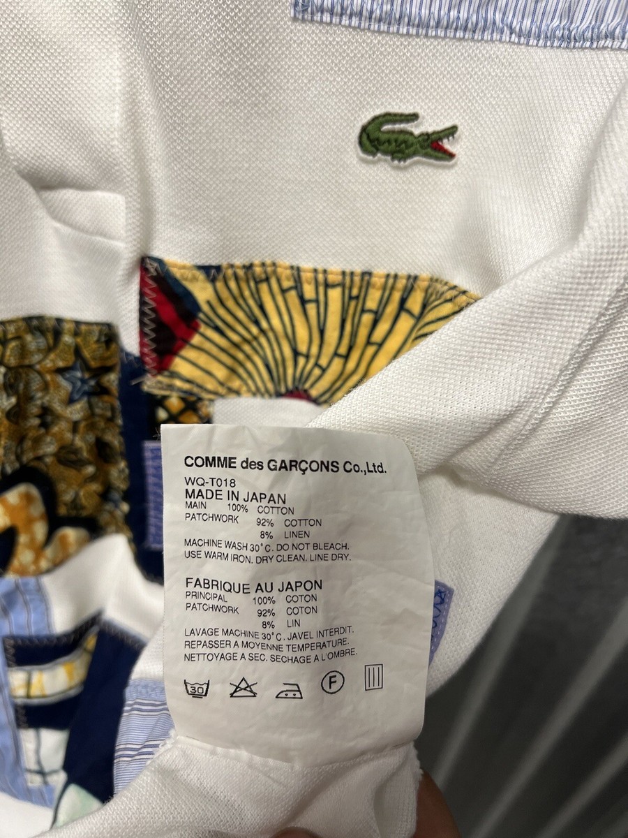 junya watanabe Comme des Garcons X Lacoste Shirt Sz Medium junya watanabe Comme des Garcons X Lacoste Shirt Sz Medium