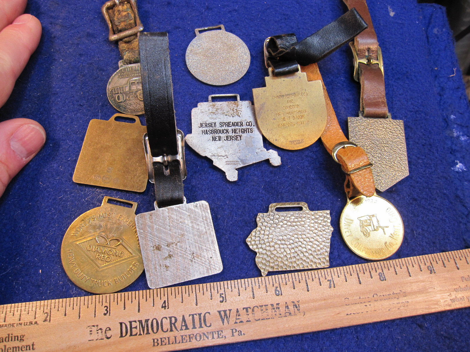 lot of 10 vintage pocket watch fobs eBay