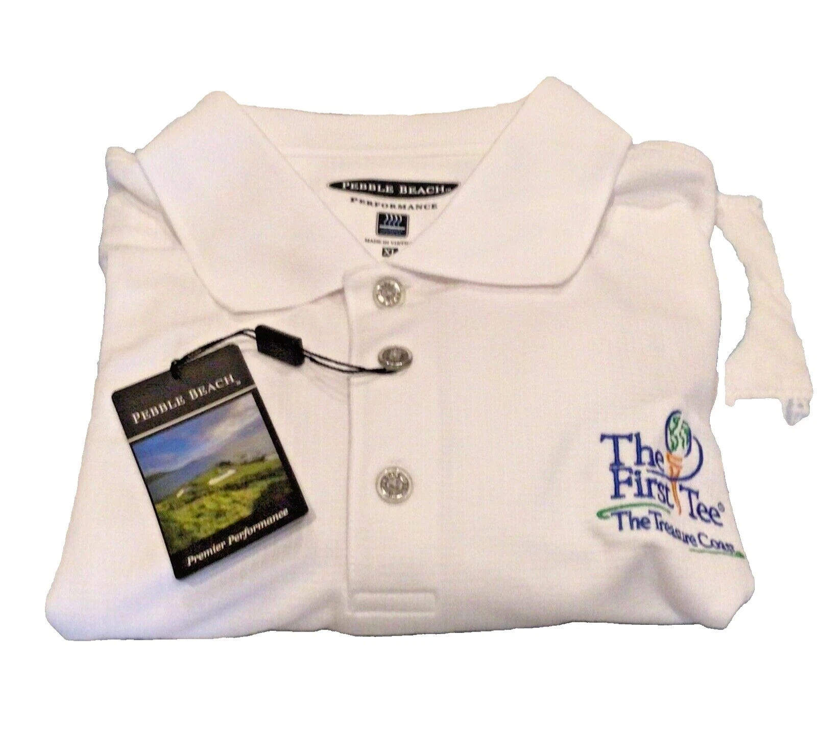 Pebble Beach Size XL White Shirts for Men