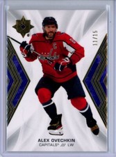 2021-22 Ultimate Collection Purple #8 Alex Ovechkin /15 - Washington Capitals