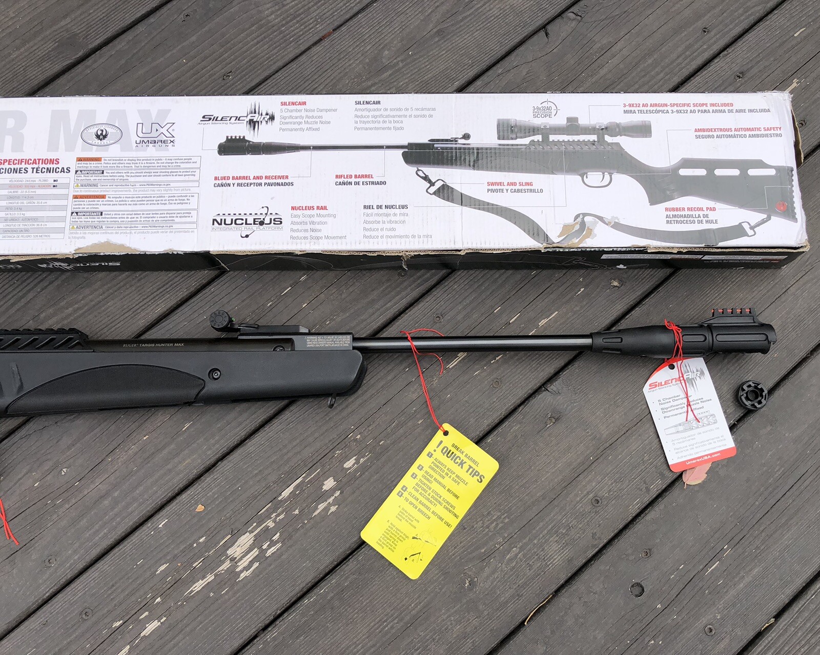 PARTS ONLY Umarex Ruger Targis Hunter Max .22 Cal Break Barrel Air