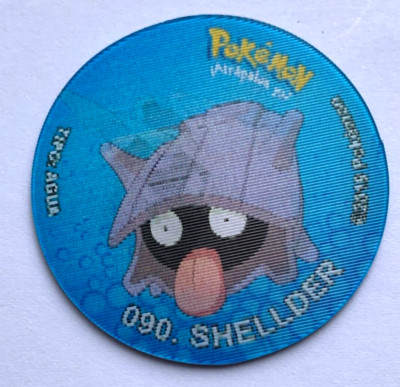 TAZO 3D POKEMON DKV #39 SHELLDER CLOYSTER 2020 PERU Pogs Lenticular