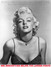 MARILYN MONROE BEAUTY IN HALTER DRESS 1xRARE8x10 PHOTO