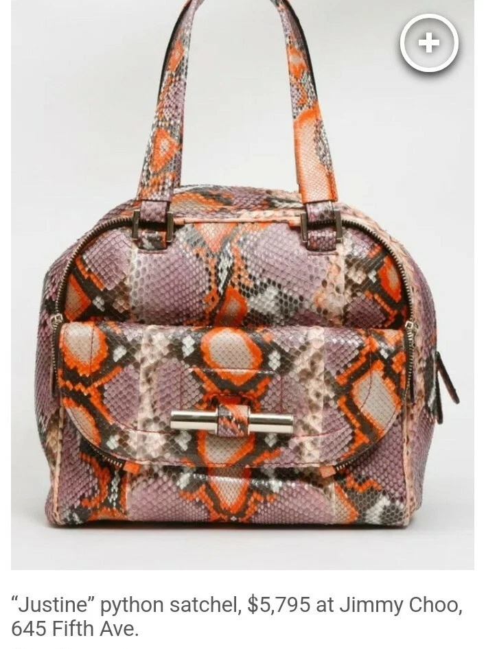Jimmy choo justine best sale bag