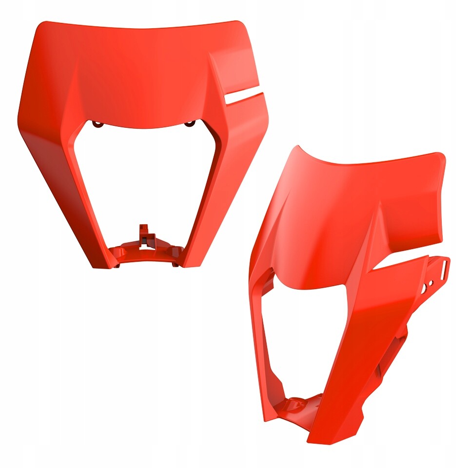 Cache phare avant KTM XC-W pour remplacer un carénage cassé en sortie tout-terrain