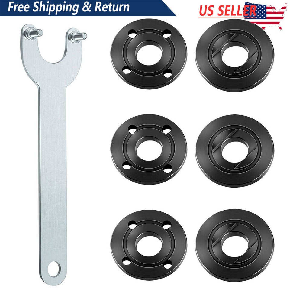 5/811 Angle Grinder Lock Nut Flange Nuts Inner Outer Set For Milwaukee