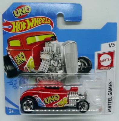 '32 Ford UNO Merch Hot Rod - Hot Wheels - Mattel Games Card - Bild 1 von 2