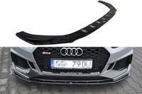 CUP Spoilerlippe Schwarz Audi RS5 A5 S5 F5 MK2 Frontspoiler Spoilerschwert V1