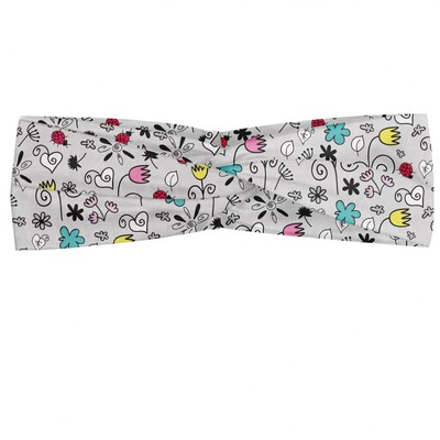 Garten-Kunst Halstuch Bandana Kopftuch Doodle Natural Elements
