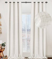 100 Blackout Curtains 90 Inches Long,Linen Blackout Curtains 90 Inch Length
