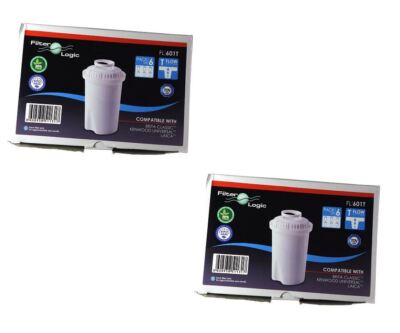 12 X FilterLogic Wasserfilter Kompatibel Mit Brita Classic & Kenwood Krügen