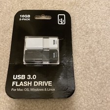 16GB USB 3.0 Flash Drive, 2/Pack (TE-U316GBX2-R)  Gigastone